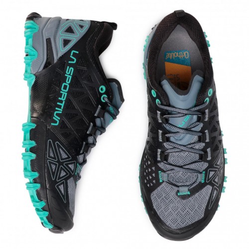 სალაშქრო ფეხსაცმელი La Sportiva Bushido II Woman Slate/Aqua