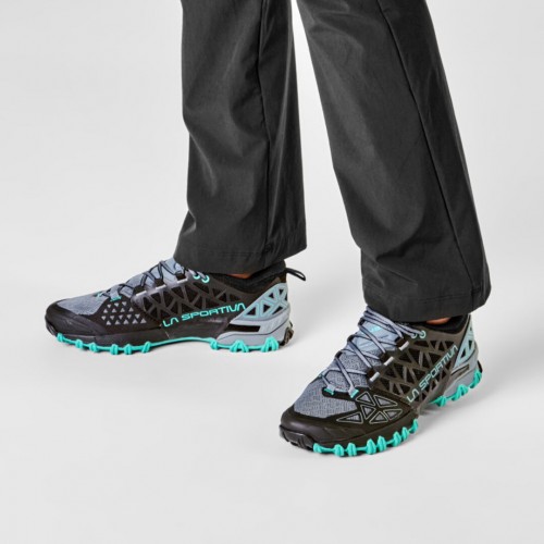 სალაშქრო ფეხსაცმელი La Sportiva Bushido II Woman Slate/Aqua