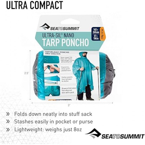 საწვიმარე Sea To Summit Ultra-Sil Nano Tarp Poncho