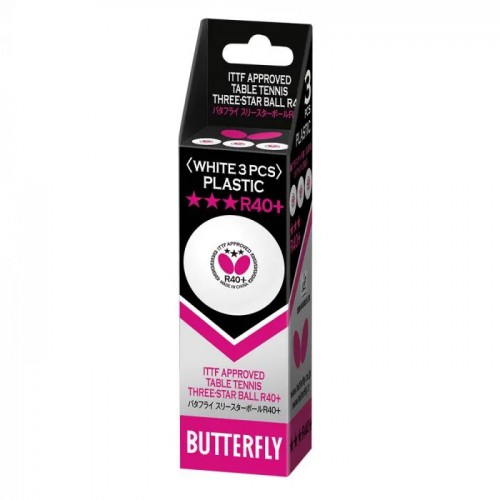 Butterfly ball THREE-STAR R40+ pack of 3