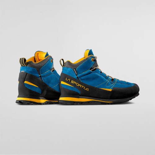La Sportiva Boulder X Mid Blue/Yellow
